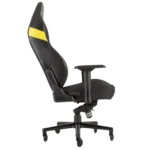⁦כיסא גיימינג פרימיום CORSAIR T2 ROAD WARRIOR צבע צהוב⁩ – תמונה ⁦5⁩