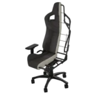 ⁦כיסא גיימינג בד CORSAIR T3 RUSH 2023 Fabric Charcoal⁩ – תמונה ⁦2⁩