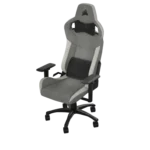⁦כיסא גיימינג בד CORSAIR T3 RUSH 2023 Fabric White/Grey⁩ – תמונה ⁦5⁩
