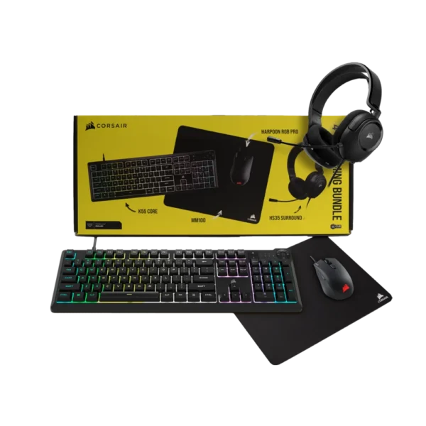 מארז גיימינג CORSAIR 4 In 1 Gaming Bundle