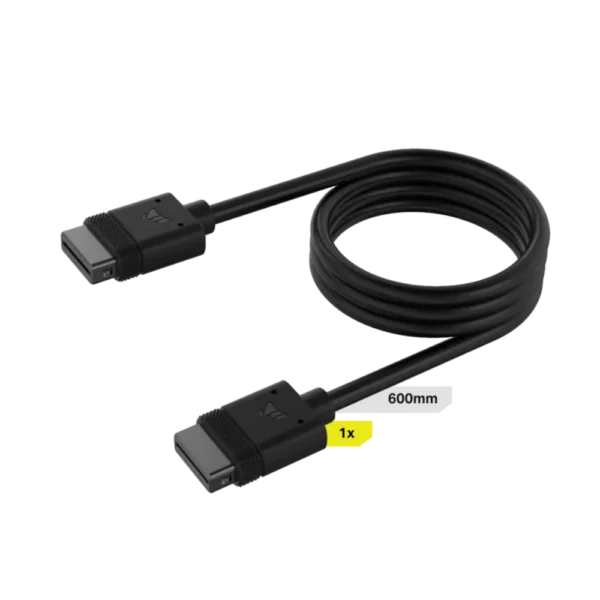 כבל שחור CORSAIR iCUE LINK 1x 600mm