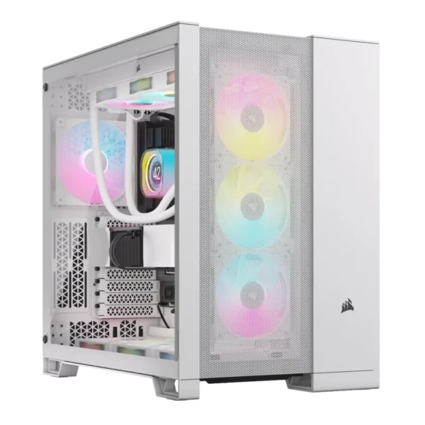 מארז למחשב CORSAIR 6500D AIRFLOW Mid-Tower Dual Chamber לבן