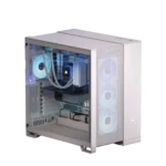 ⁦מארז למחשב CORSAIR 6500D AIRFLOW Mid-Tower Dual Chamber לבן⁩ – תמונה ⁦2⁩