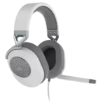 ⁦אוזניות גיימינג CORSAIR HS65 SURROUND 7.1 – לבן⁩ – תמונה ⁦3⁩