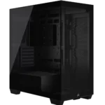מארז מחשב Corsair 3500X Mid-Tower – עם פאנלים מזכוכית ועיצוב מותאם לבנייה מודרנית