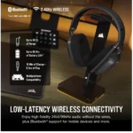 ⁦אוזניות גיימינג אלחוטיות CORSAIR HS80 MAX WIRELESS⁩ – תמונה ⁦2⁩