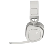 ⁦אוזניות גיימינג אלחוטיות CORSAIR HS80 MAX WIRELESS White⁩ – תמונה ⁦3⁩