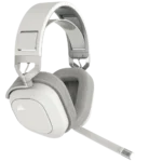 ⁦אוזניות גיימינג אלחוטיות CORSAIR HS80 MAX WIRELESS White⁩ – תמונה ⁦4⁩