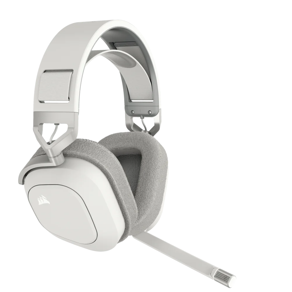 90904-112-96_5 אוזניות גיימינג אלחוטיות CORSAIR HS80 MAX WIRELESS White – תמונה 1