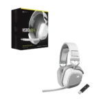 ⁦אוזניות גיימינג אלחוטיות CORSAIR HS80 MAX WIRELESS White⁩ – תמונה ⁦5⁩