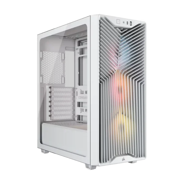 מארז מחשב דגם 3200D RS ARGB Mid-Tower בצבע לבן מבית Corsair
