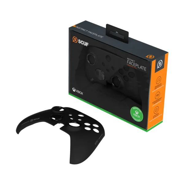 ערכת החלפה פלטה קדמית שחור SCUF INSTINCT FACEPLATE KIT