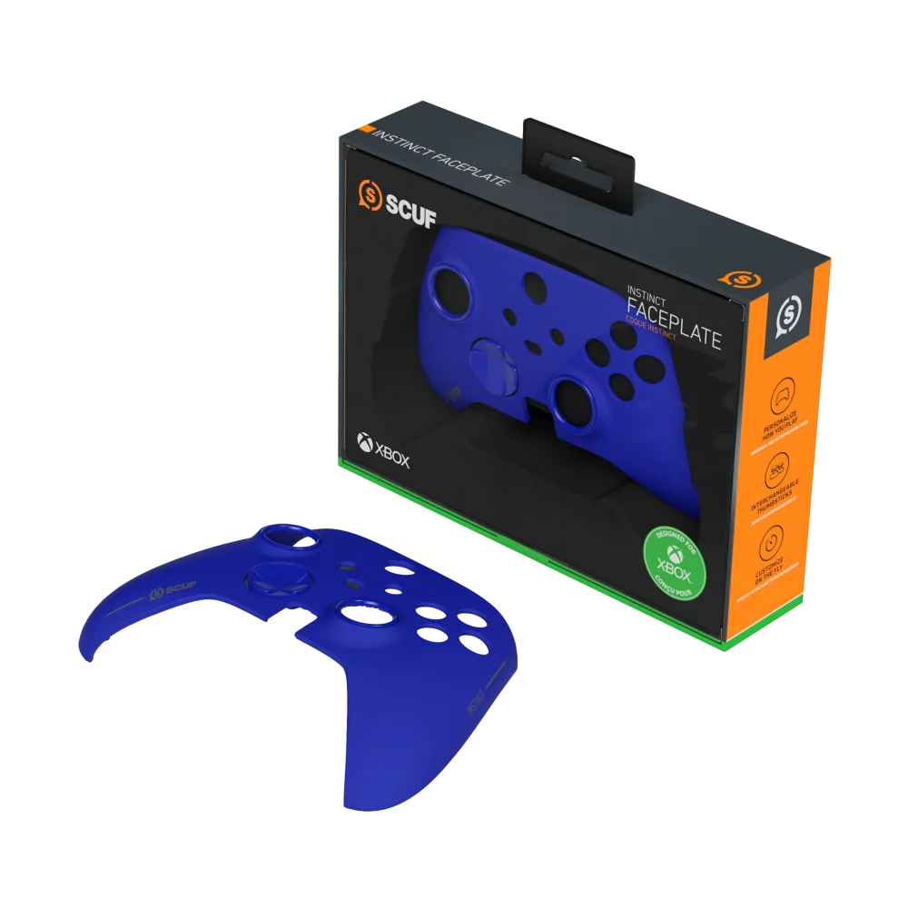 90904-777-12 ערכת החלפה פלטה קדמית כחול SCUF INSTINCT FACEPLATE KIT – תמונה 1