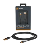 כבל 2 מטר שחור SCUF USB-C to USB-A 2m Cable