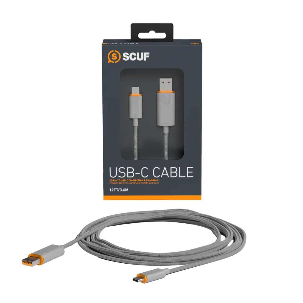 90904-777-61 כבל 2 מטר אפור USB-C to USB-A 2m Cable – תמונה 1