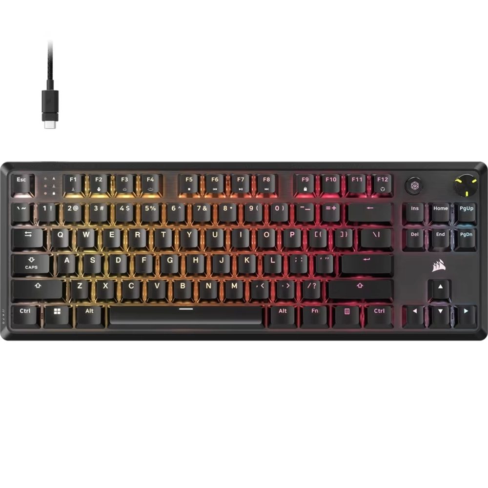 90904-911-30 מקלדת גיימינג מכנית K70 CORE TKL RGB קצרה – תמונה 1