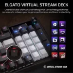 ⁦מקלדת גיימינג מכנית דגם Vanguard 96 (MLX Plasma) מבית Corsair⁩ – תמונה ⁦4⁩
