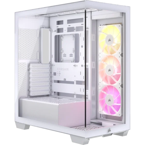 מארז מחשב דגם 3500X ARGB Mid-Tower בצבע לבן מבית Corsair