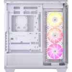 ⁦מארז מחשב דגם 3500X ARGB Mid-Tower בצבע לבן מבית Corsair⁩ – תמונה ⁦2⁩