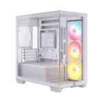 מארז מחשב דגם 2800X RS-R ARGB Micro-ATX בצבע לבן מבית CORSAIR
