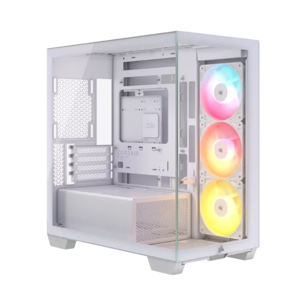 מארז מחשב דגם 2800X RS-R ARGB Micro-ATX בצבע לבן מבית CORSAIR