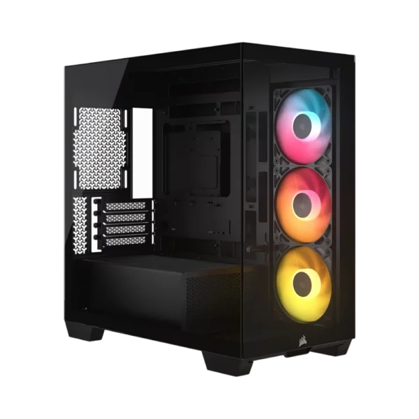 מארז מחשב דגם 2800X RS-R ARGB Micro-ATX בצבע שחור מבית CORSAIR