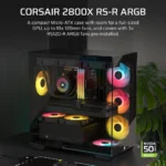 ⁦מארז מחשב דגם 2800X RS-R ARGB Micro-ATX בצבע שחור מבית CORSAIR⁩ – תמונה ⁦2⁩