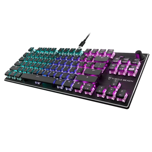 מקלדת גיימינג מכנית קומפקטית Turtle Beach Vulcan TKL
