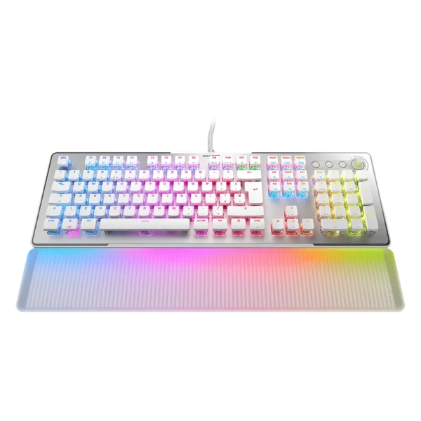 מקלדת גיימינג ROCCAT VULCAN II Max – לבן