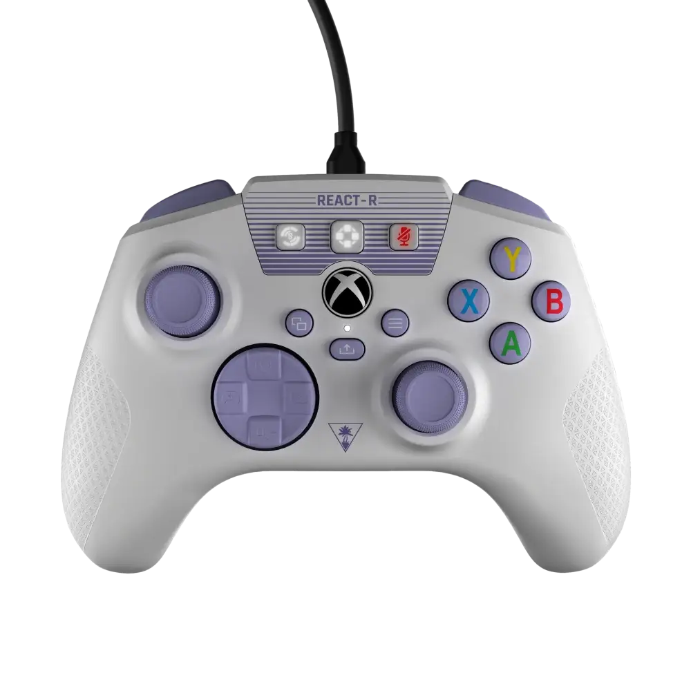 90905-073-20-13-1-1 בקר חוטי TURTLE BEACH REACT-R Controller – לבן-סגול – תמונה 1