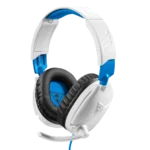 אוזניות גיימינג TURTLE BEACH RECON 70 FOR PlayStation – לבן כחול