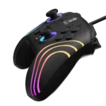 ⁦בקר חוטי Nintendo Switch Afterglow Wave RGB – שחור⁩ – תמונה ⁦2⁩
