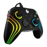 ⁦בקר חוטי לגיימינג Turtle Beach Afterglow Wave תאורת RGB – תואם Xbox ו‑PC שחור⁩ – תמונה ⁦2⁩