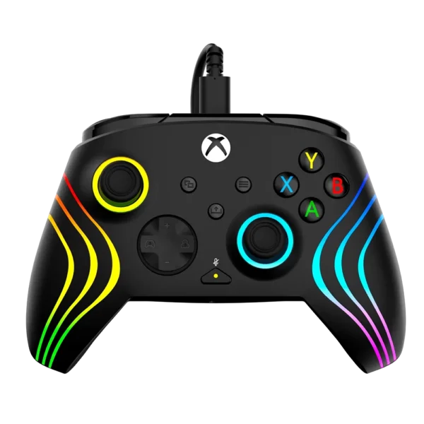 בקר חוטי לגיימינג Turtle Beach Afterglow Wave תאורת RGB – תואם Xbox ו‑PC שחור