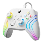 בקר חוטי לגיימינג Turtle Beach Afterglow Wave תאורת RGB – תואם Xbox ו‑PC לבן