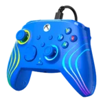 ⁦בקר חוטי לגיימינג Turtle Beach Afterglow Wave תאורת RGB – תואם Xbox ו‑PC כחול⁩ – תמונה ⁦3⁩
