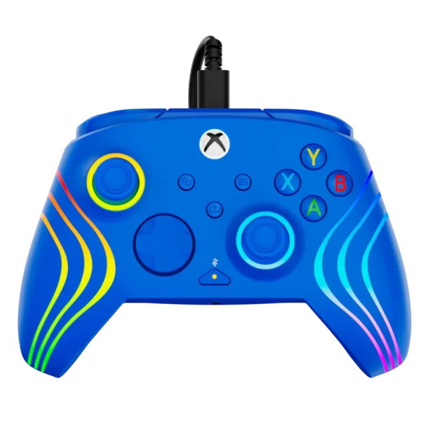 בקר חוטי לגיימינג Turtle Beach Afterglow Wave תאורת RGB – תואם Xbox ו‑PC כחול