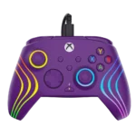 בקר חוטי לגיימינג Turtle Beach Afterglow Wave תאורת RGB – תואם Xbox ו‑PC סגול