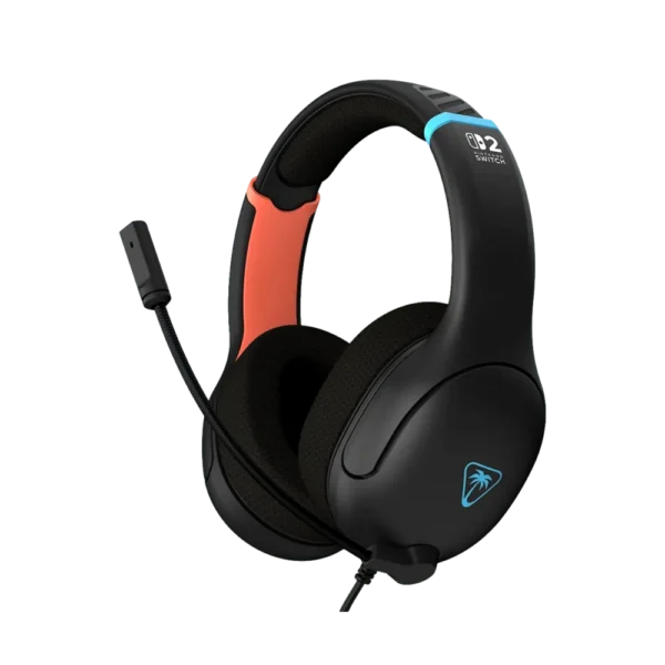 אוזניות גיימינג חוטיות דגם Airlite™ Fit ל-Nintendo Switch™ 2 בצבע שחור פחם מבית Turtle Beach