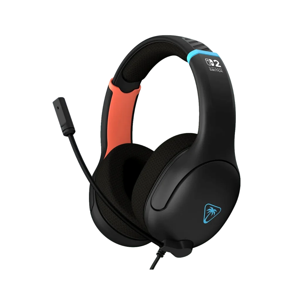 90905-801-43 אוזניות גיימינג חוטיות דגם Airlite™ Fit ל-Nintendo Switch™ 2 בצבע שחור פחם מבית Turtle Beach – תמונה 1