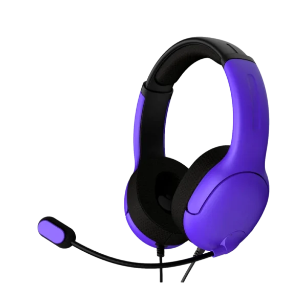 אוזניות חוטיות דגם PDP Airlite ל-PS5 בצבע סגול מבית Turtle Beach