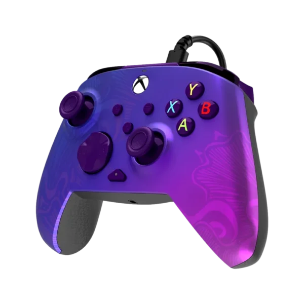 בקר גיימינג חוטי דגם PDP Rematch™ Glow Advanced Wired בצבע סגול מבית Turtle Beach