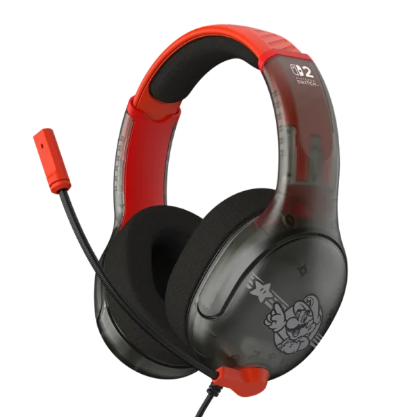 אוזניות גיימינג חוטיות דגם Airlite Fit עבור Nintendo Switch 2 בעיצוב Mario Star מבית Turtle Beach