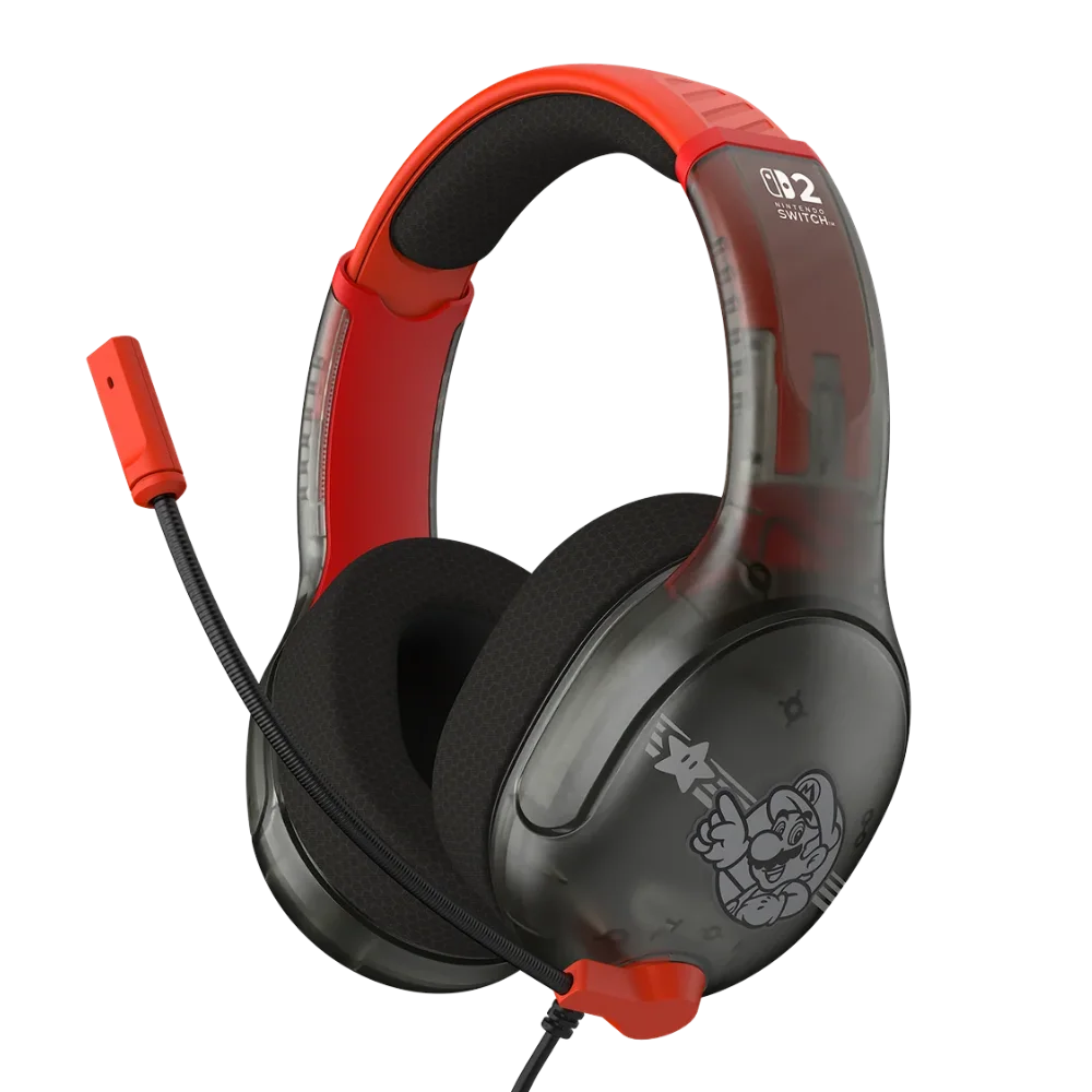 90905-801-68 אוזניות גיימינג חוטיות דגם Airlite Fit עבור Nintendo Switch 2 בעיצוב Mario Star מבית Turtle Beach – תמונה 1