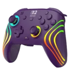 בקר גיימינג אלחוטי ל-Nintendo Switch 2 דגם Afterglow Wave Wireless Controller בצבע סגול מבית Turtle Beach