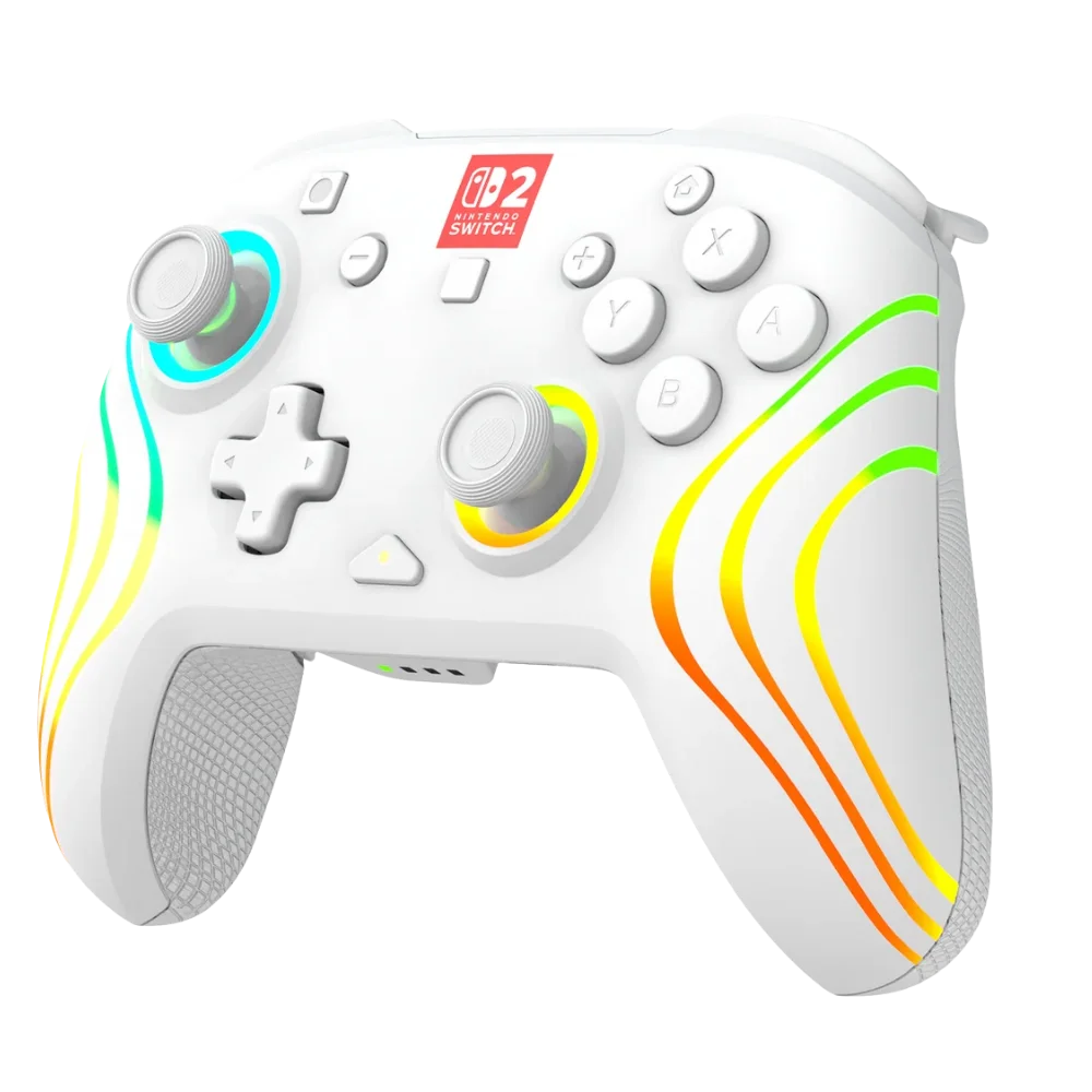 90905-801-85_6 בקר גיימינג אלחוטי ל-Nintendo Switch 2 דגם Afterglow Wave Wireless Controller בצבע לבן מבית Turtle Beach – תמונה 1