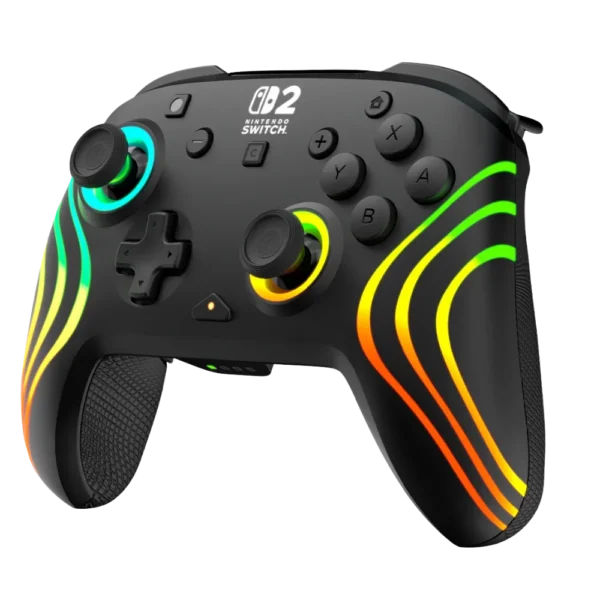בקר גיימינג אלחוטי ל-Nintendo Switch 2 דגם Afterglow Wave Wireless Controller בצבע שחור מבית Turtle Beach