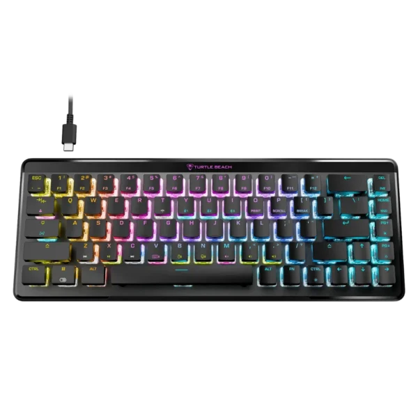 מקלדת גיימינג אלחוטית דגם Vulcan II Mini Air מבית Turtle Beach