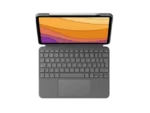 ⁦מארז מקלדת נרתיק Logitech COMBO TOUCH – עבור iPad Air (שחור ואפור)⁩ – תמונה ⁦2⁩