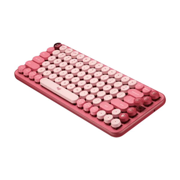 מקלדת מכאנית אלחוטית אודם, ורוד LOGITECH POP Keys